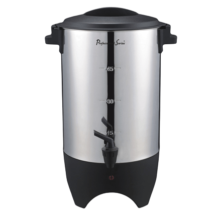 Coffee Urn, 45-Cup, Stainless Steel