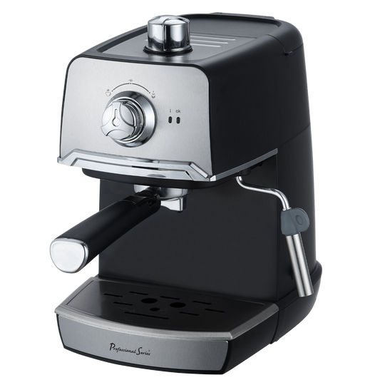 Espresso Maker, 6-Cup, Stainless Steel
