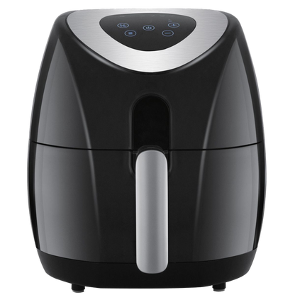 Digital Air Fryer, 3.2L, Black W/ Silver Accents