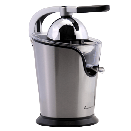 Citrus Juicer, 34 Oz, Stainless Steel