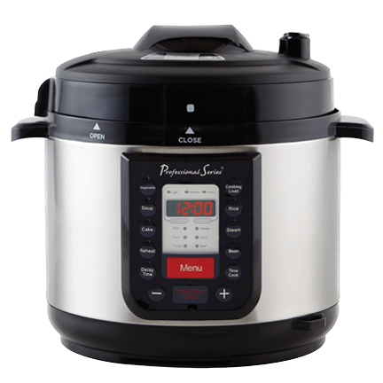 Pressure Cooker, 6 Qt, Stainless Steel
