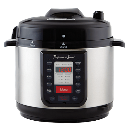 Pressure Cooker, 6 Qt, Stainless Steel