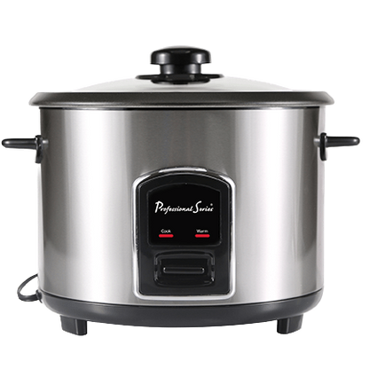 Rice Cooker, 12-Cup (Cooked), Stainless Steel
