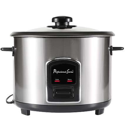 Rice Cooker, 12-Cup (Cooked), Stainless Steel