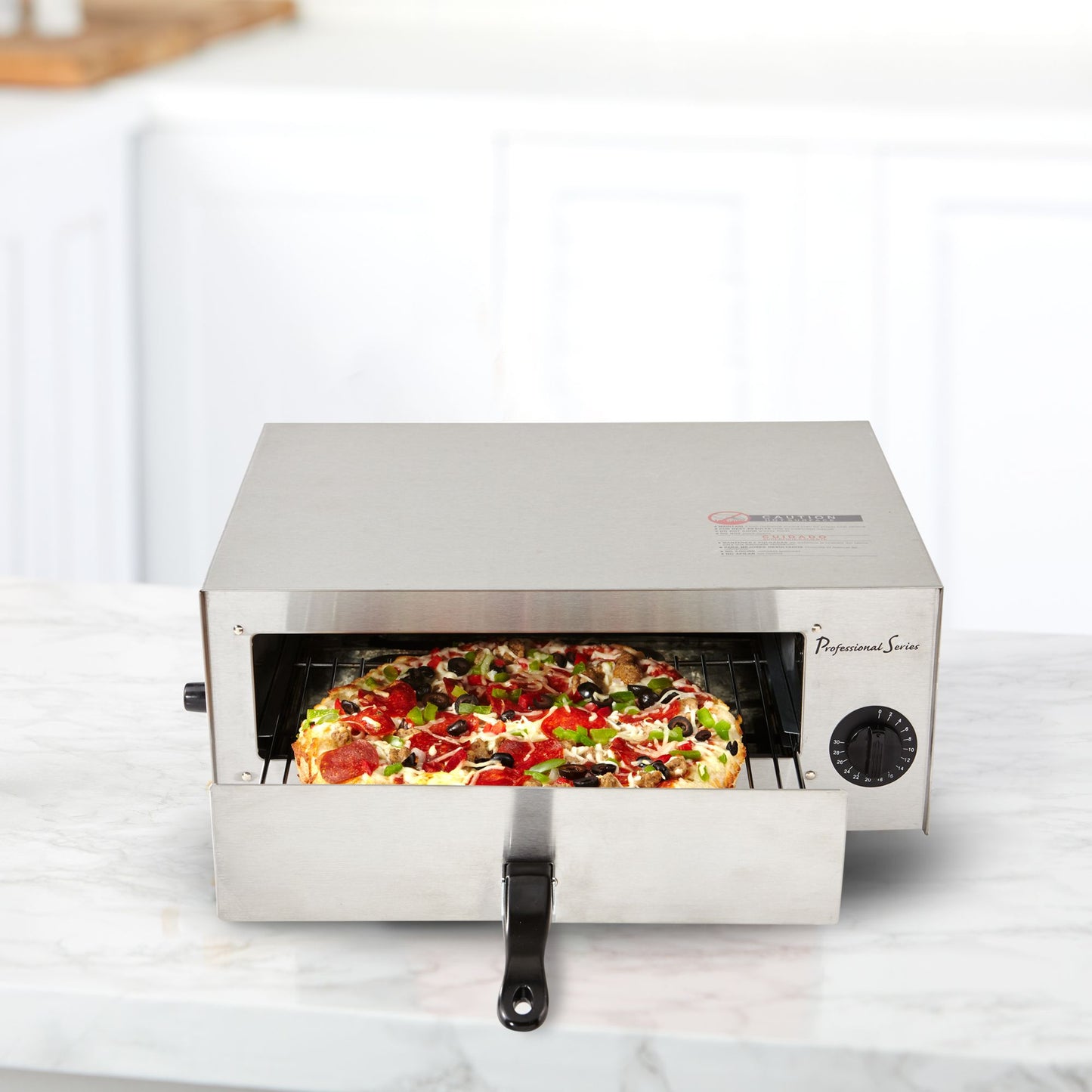 Pizza Oven & Frozen Snack Baker, Stainless Steel
