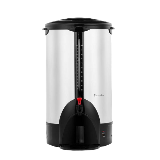 Coffee Urn, 100-Cup, Stainless Steel