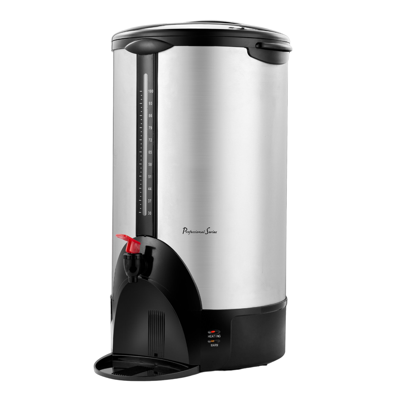 Coffee Urn, 100-Cup, Stainless Steel